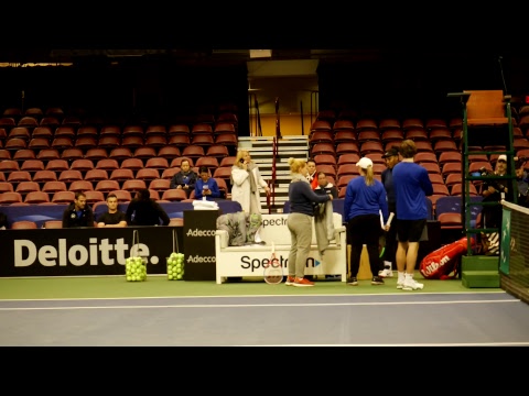 Fed Cup R1 2018: Team USA Tennis Star Serena Williams Practice Session