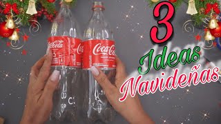 🔴 Create 3 GREAT CHRISTMAS IDEAS 🎄 Using Simple PLASTIC BOTTLES ♻️ Easy to Make 👌Christmas
