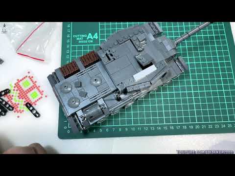 Хобби/'китайское лего' - 1/35 модель тяжемой САУ ИСУ-152 - простая,но быстрая в сборке и симпатичная