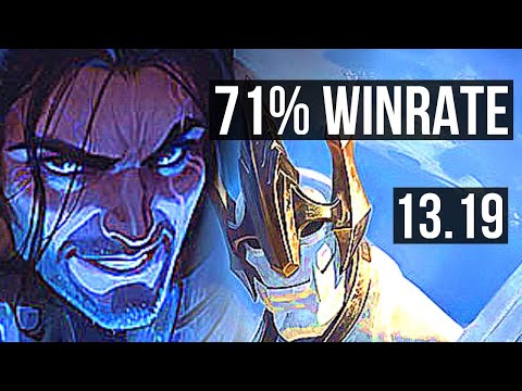 SYLAS vs GALIO (MID) | 71% winrate, 7/3/14 | NA Master | 13.19