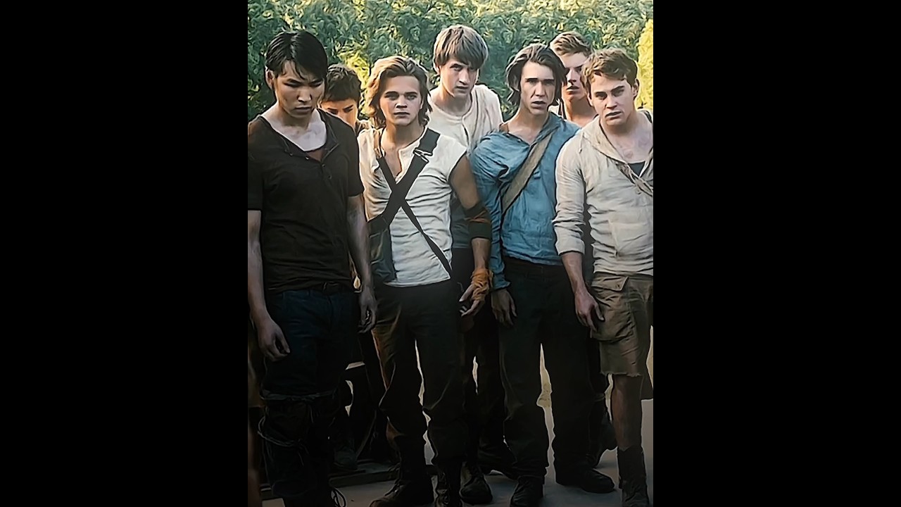 all eyes were definitely on him //movie name- the maze runner