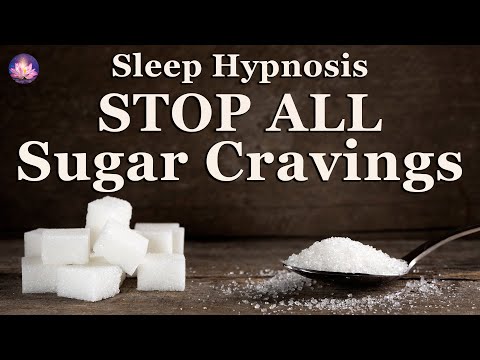 Sleep Hypnosis To Lose Weight, Quit Sugar Cravings & Beat Sugar Addiction (432 Hz, Subliminal)