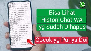 Download lagu Cara Melihat Histori Chat WhatsApp yang Sudah Dihapus mp3 Download lagu Cara Melihat Histori Chat WhatsApp yang Sudah Dihapus mp3