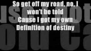 Billy Talent- Definition of Destiny with Lyrics