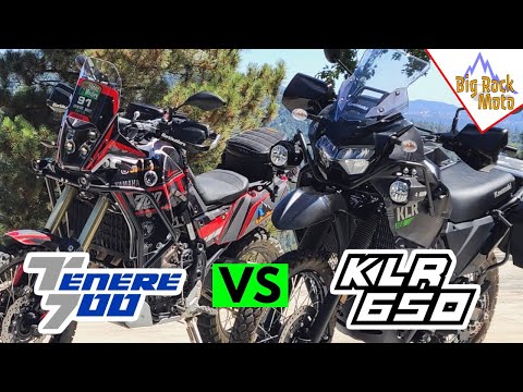 Is the Tenere 700 REALLY better than the NEW KLR650? Comparison