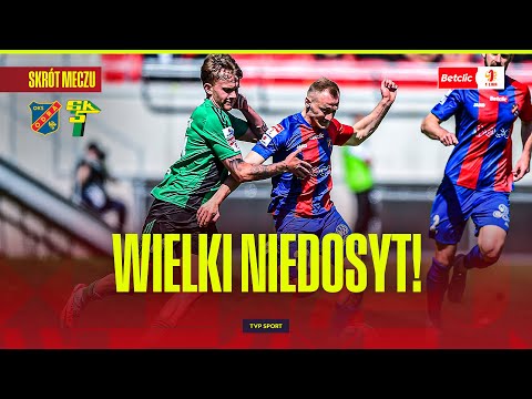 SKRÓT: ODRA OPOLE - GÓRNIK ŁĘCZNA. NIEDOSYT PO OBU STRONACH! BETCLIC 1 LIGA