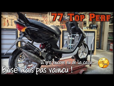 MBK Rocket 77 top performance Vlog, Broken but not defeated 😂 (there was still some damage 😑)