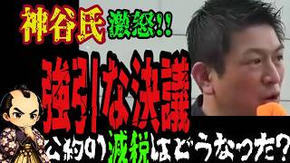 【神谷宗幣】減税を拒否して外国人優遇！国民を裏切る自民党「謎の特区法案」の正体