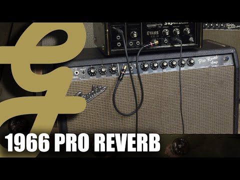 Fender Pro Reverb 2-Channel 40-Watt 2x12" Guitar Combo 1965 - 1967 - Black Panel image 20