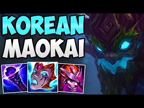 KOREAN CHALLENGER MAOKAI JUNGLE GAMEPLAY! | CHALLENGER JUNGLE MAOKAI | Patch 12.23 S12