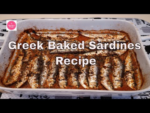 Greek Baked Sardines Recipe