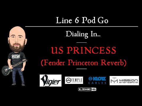 Line 6 Pod Go | Dialing In... US PRINCESS (Firmware 1.21) | (Fender Princeton Reverb)