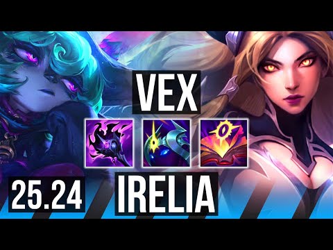 VEX vs IRELIA (MID) | Phase Rush | KR Challenger | 25.24