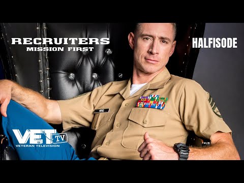 Marine Corps High School Recruiting | Recruiters: Mission First | VET Tv (Halfisode)