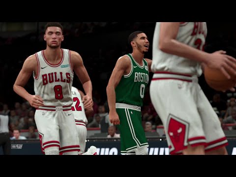 CHI Bulls vs BOS Celtics | NBA 2K20 My Career Ep.74 Game 65 | 03.15.20