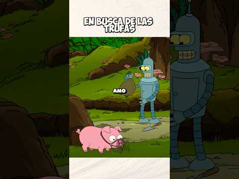 Bender pasea a su mascota