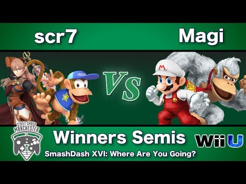 SmashDash XVI - scr7 (Corrin, Diddy Kong) Vs. Magi (Donkey Kong, Mario) - Winners Semis