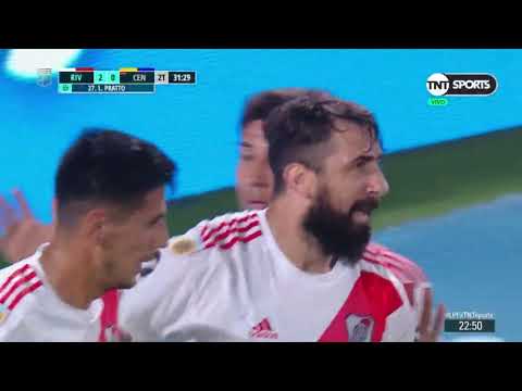 Gol de Lucas Pratto 2 0 River Plate vs Rosario Central   Fecha 2   Zona 3   Copa Liga Profesional