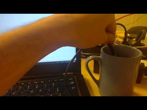 Temperature sensor with an attiny84