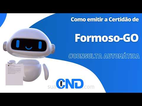 Como emitir a certidão negativa de Formoso-GO  em apenas 2 minuto! :)