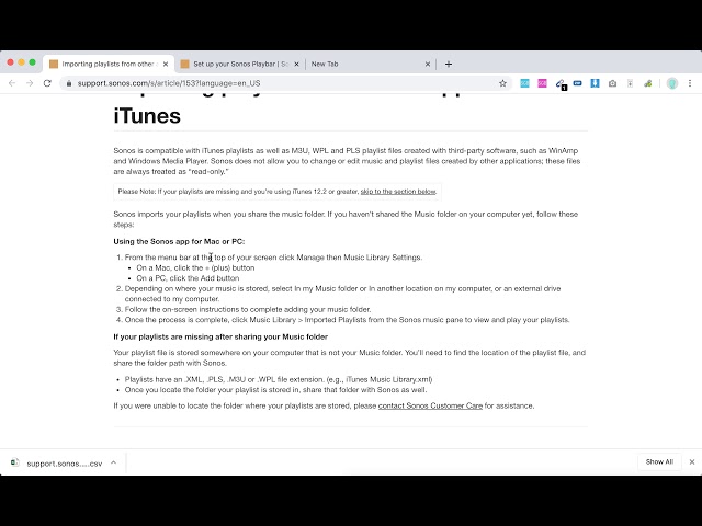 play itunes through sonos