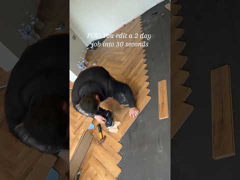 Herringbone Laminate Flooring UK #renovation #flooringsurgeons