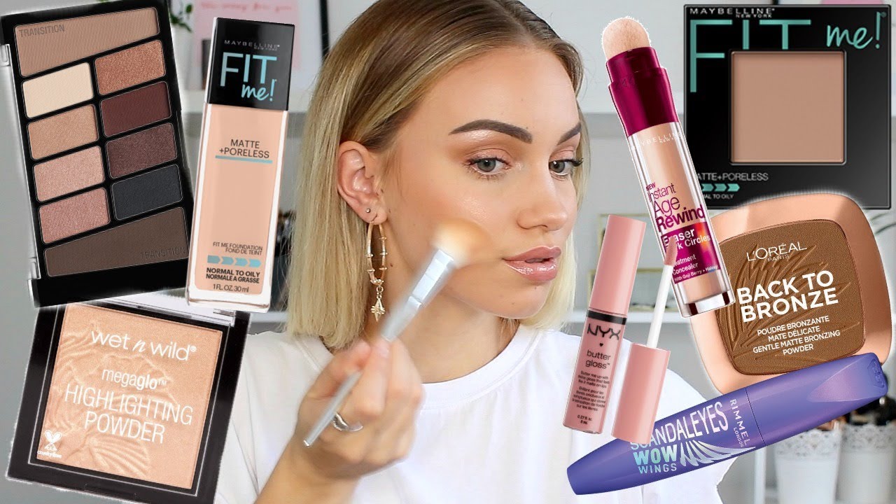 FULL FACE OF DRUGSTORE MAKEUP // New & Old Favourites!