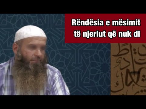  Rëndësia e mësimit të njeriut që nuk di🎙️ #Hoxhë_Semir_Veliu Allahu e ruajttë 