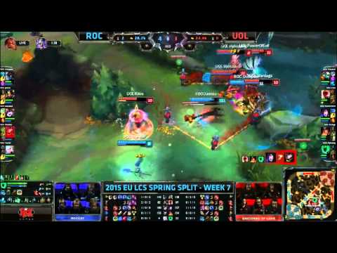 [Highlights] ROCCAT vs Unicorns of Love EU LCS Spring 2015 W7D1   ROC vs UOL