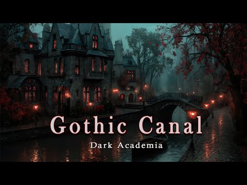 Eerie Gothic Street & Victorian Ambience | Relaxing Piano & Violin | Dark Academia Music for Reading