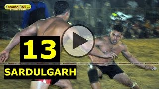 Sardulgarh (Mansa) Kabaddi Tournament 10 Jan 2015 Part 13 by Kabaddi365.com