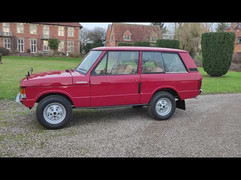 Range Rover Classic V8 2 door suffix A