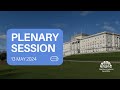 Plenary Session - Monday 13 May 2024