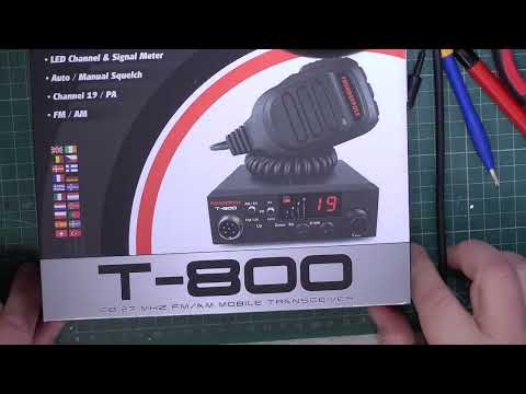Thunderpole T800 CE (2023 model) CB radio - Multinorm instrument evaluation