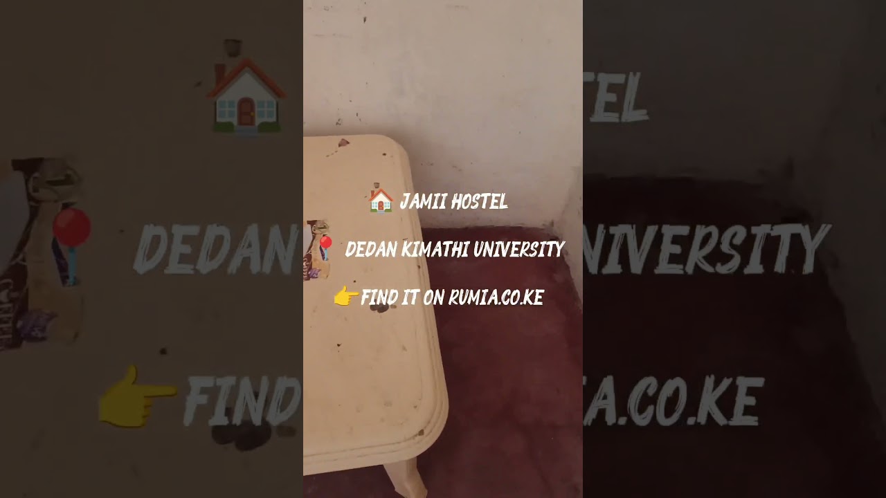JAMII  — hostel walkthrough video thumbnail