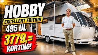 Hobby Excellent Edition 495 UL FULL OPTIONS 2027 nu € 42.495,= extra voordeel € 3.779,=