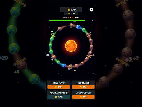 Planet Merge Idle video thumbnail