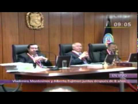 Vladimiro Montesinos declara en el juicio a Fujimori. Parte 1
