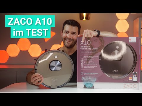ZACO A10 in the test - The all-round vacuum robot with endless accessories!