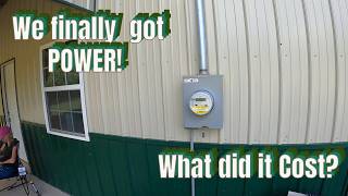 Installed 200 amp service to Pole Barn. See how much it cost to have professionally installed.