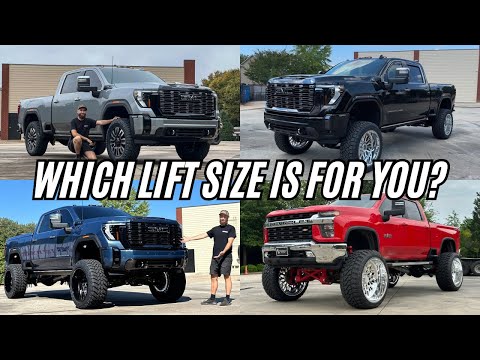 From Stock to Sky: A Lift Kit Size Comparison for GM 2500 Trucks