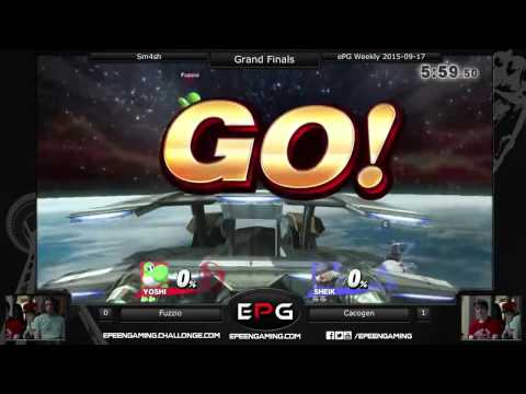 ePG Weekly - Fuzzio (Yoshi) Vs. Cacogen (Sheik) (Grand Finals) - Sm4sh