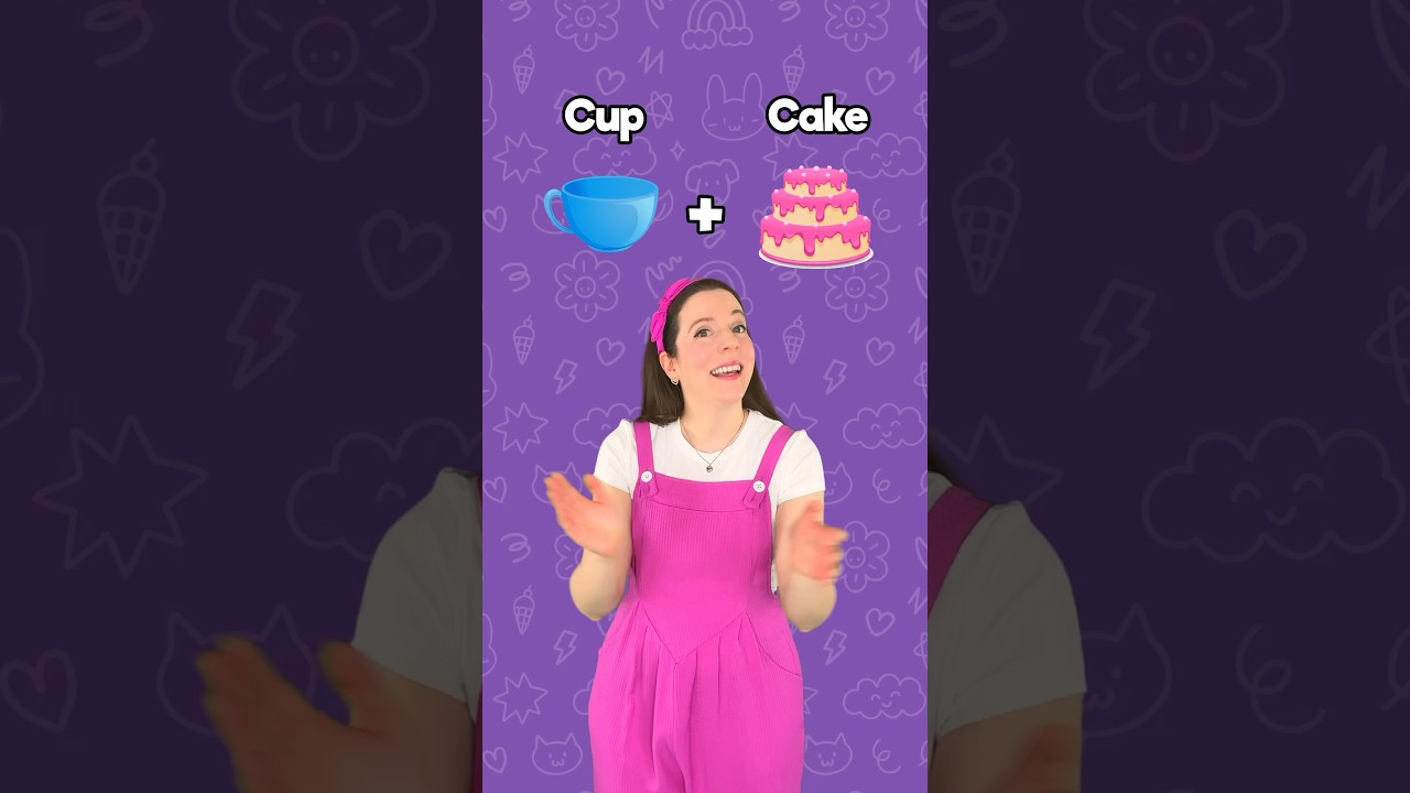 English compound words 2 🇬🇧💕 #learning #english #kids #beginner #easy #education