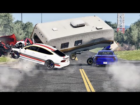 Top 5 Realistic Crashes Today #53 - BeamNG.Drive