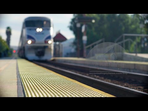 Train Stock Footage HD & 4K: Passenger Train Arriving #stockfootage