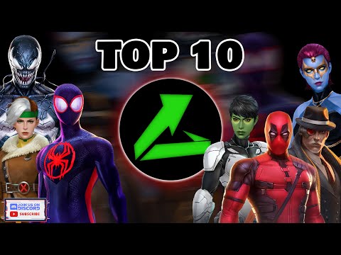 TOP 10 SPEED TYPE CHARACTERS | BEST CTP TO EQUIP for  PVP & PVE | Marvel Future Fight