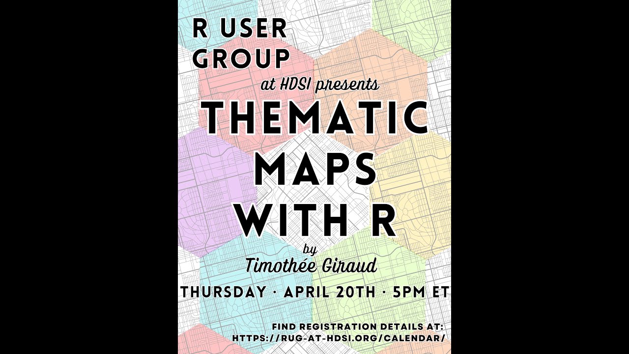 Thematic Maps with R with Timothée Giraud