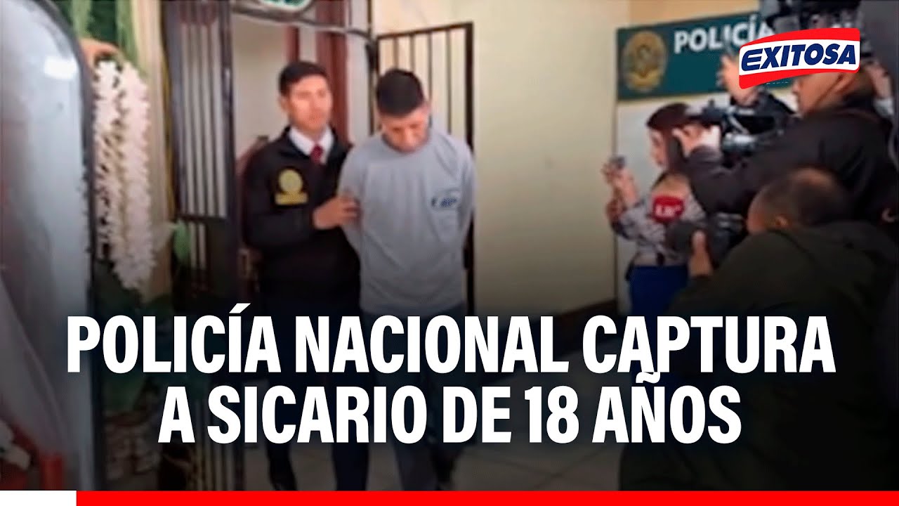 🔴🔵 Policía Nacional captura a sicario de 18 años: Era el brazo armado de 'Los Cangrys del Callao'