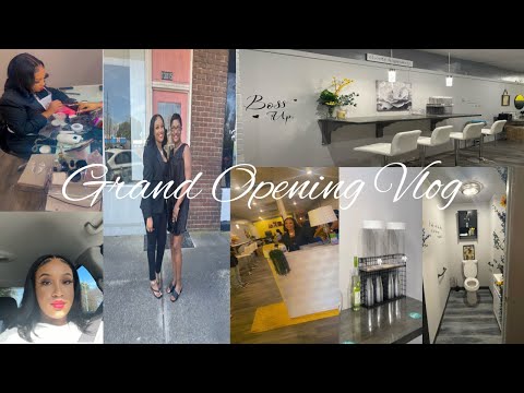 Grand Opening Vlog !! Opening a New Nail Salon @ 19🥰