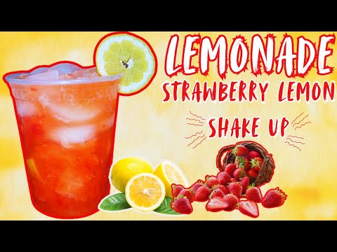Strawberry Lemonade Recipe | STRAWBERRY LEMONADE SHAKE UP RECIPE